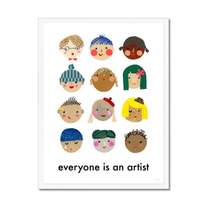 Everyone Is An Artist Framed Fine Art Print