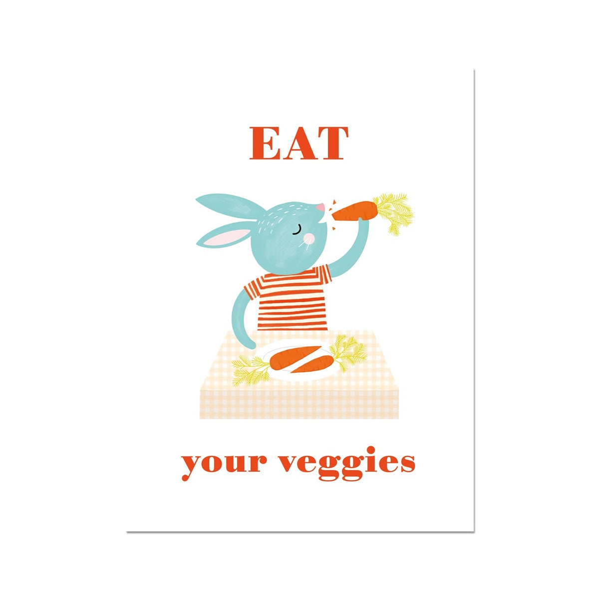 Eat Your Veggies Fine Art Print | Nora Aoyagi