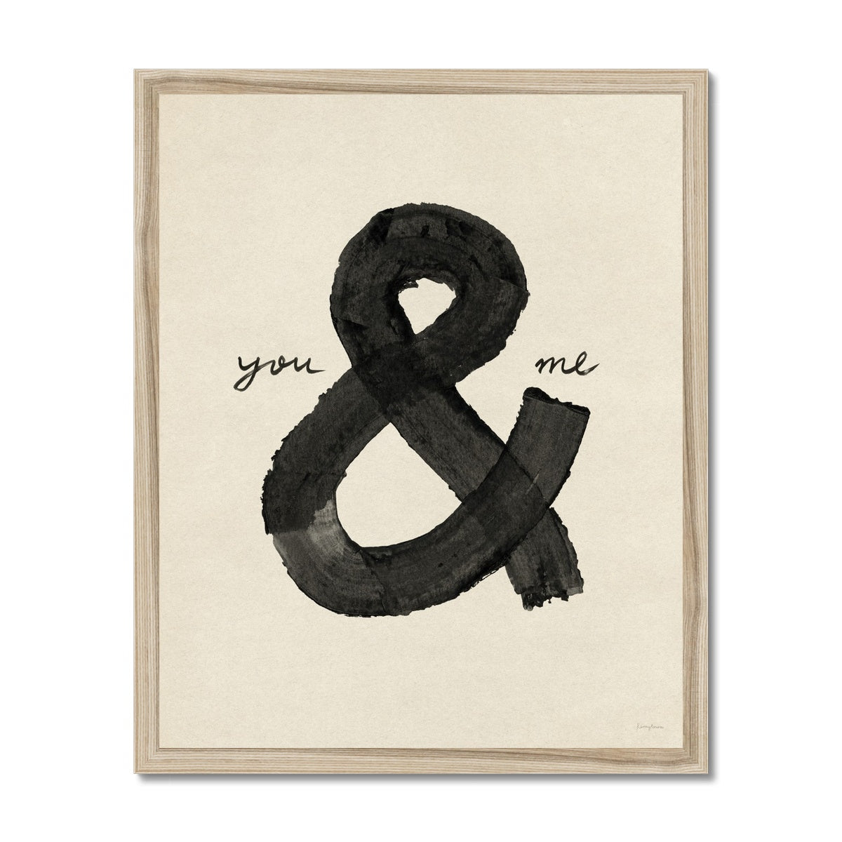 You & Me Fine Art Print