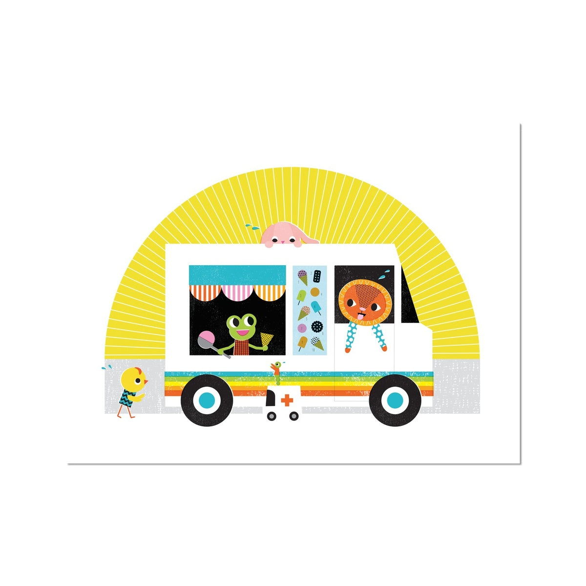 Ice Cream Truck Fine Art Print | Sara Gillingham