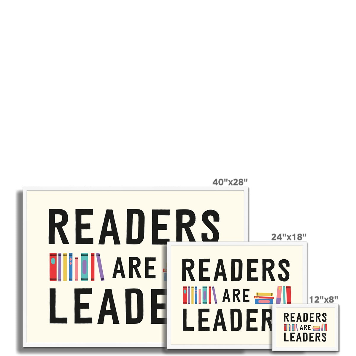 Readers Are Leaders Framed Fine Art Print