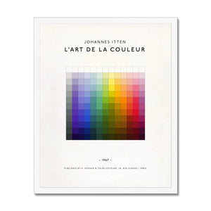 L'Art De La Couleur Framed Fine Art Print