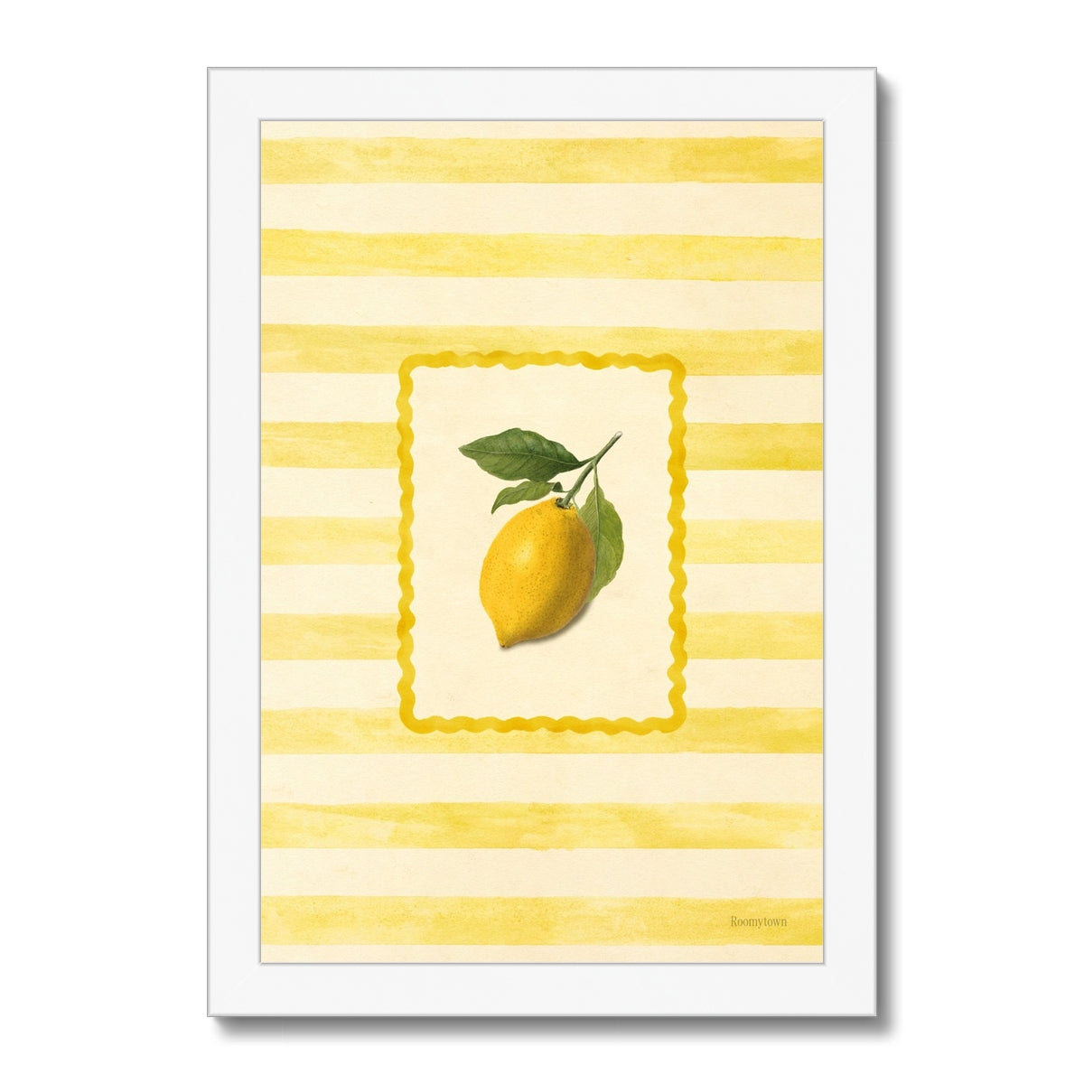 Lemon Framed Fine Art Print