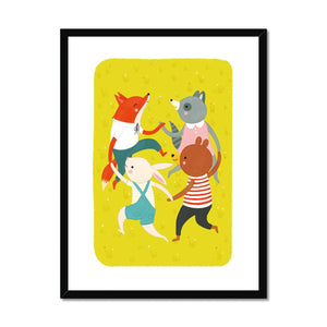 The Joy of Friends Framed Fine Art Print | Nora Aoyagi