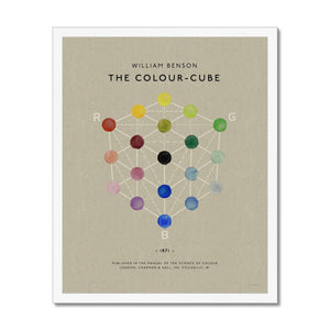 The Colour Cube Framed Fine Art Print