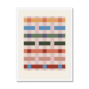 Pattern Studies Weave Framed Fine Art Print