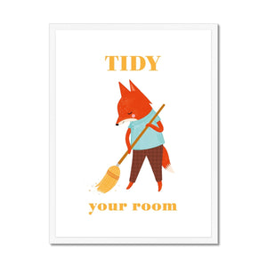 Tidy Your Room Framed Fine Art Print | Nora Aoyagi