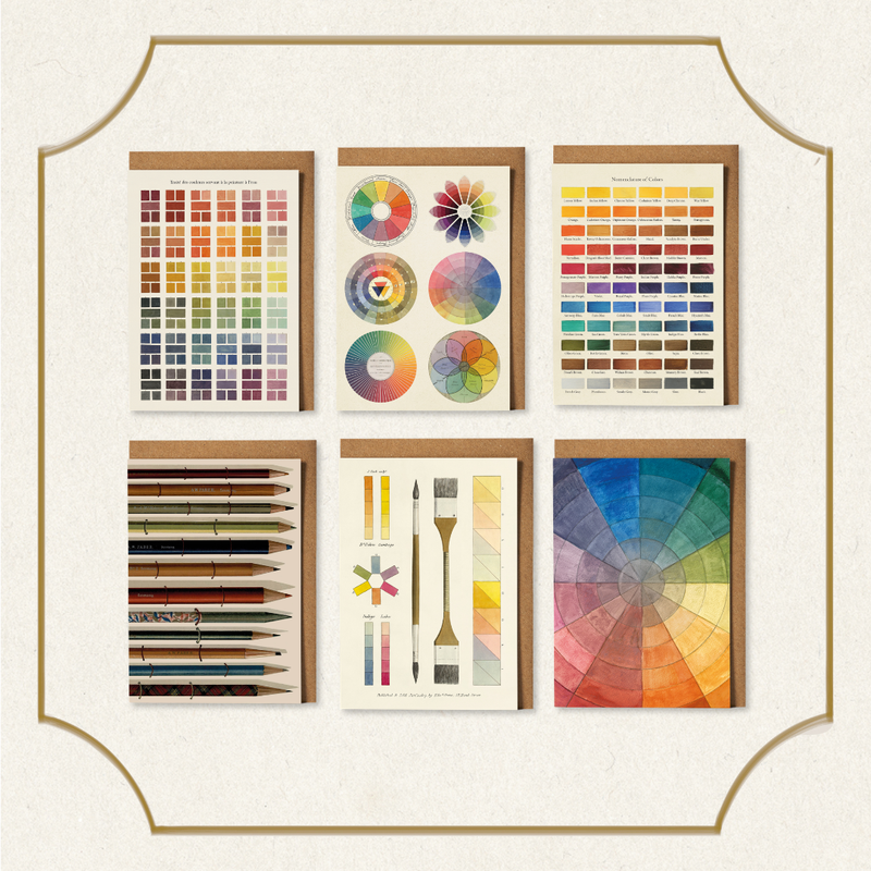 Colour Theory Greeting Card Set – Pack of 6