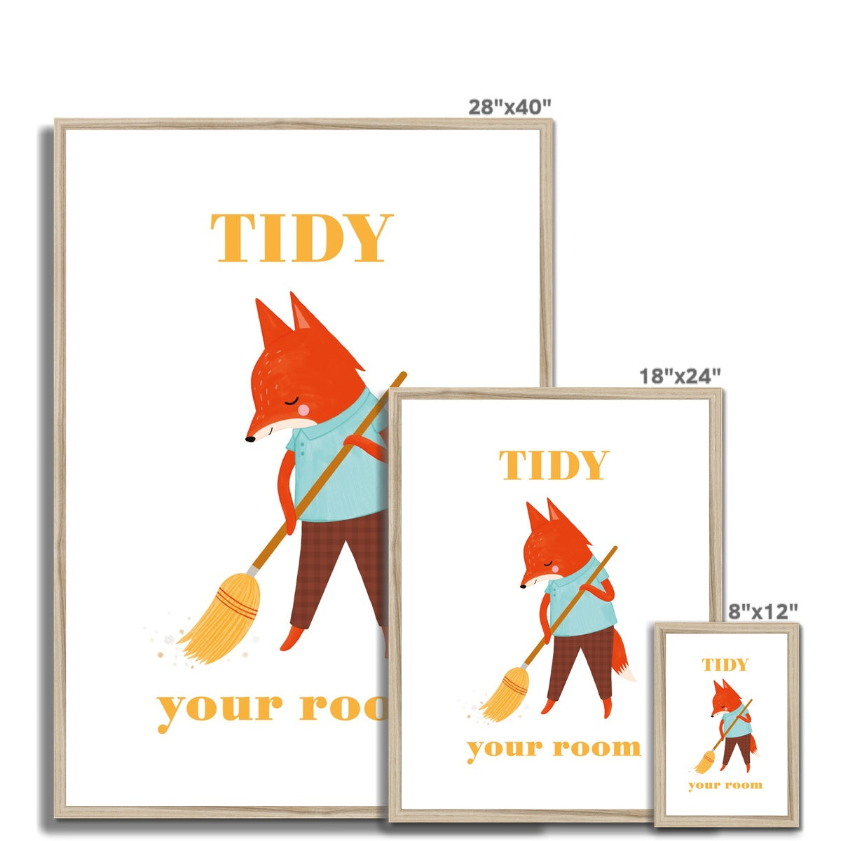 Tidy Your Room Framed Fine Art Print | Nora Aoyagi