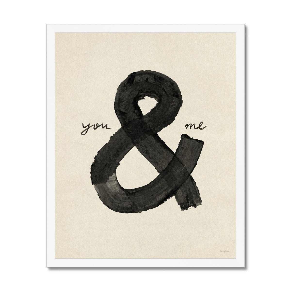 You & Me Fine Art Print
