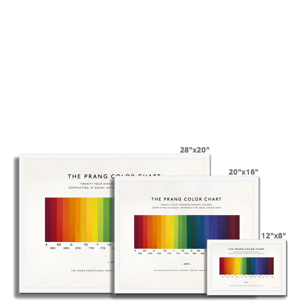 The Prang Color Chart Fine Art Print