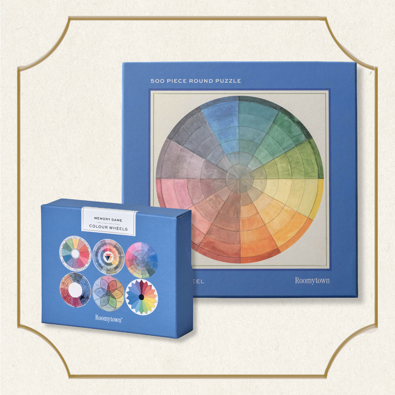 Colour Wheel Puzzle & Memory Game Gift Set