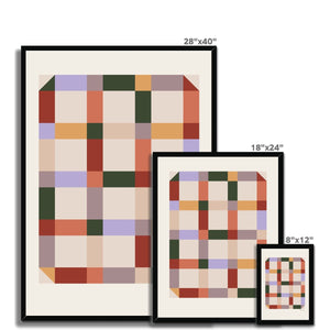 Pattern Studies Twill Framed Fine Art Print