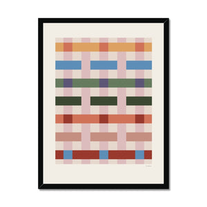 Pattern Studies Weave Framed Fine Art Print