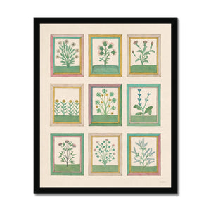 Book of Herbs Framed Fine Art Print