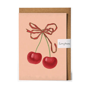 Greetings Card - Cherries