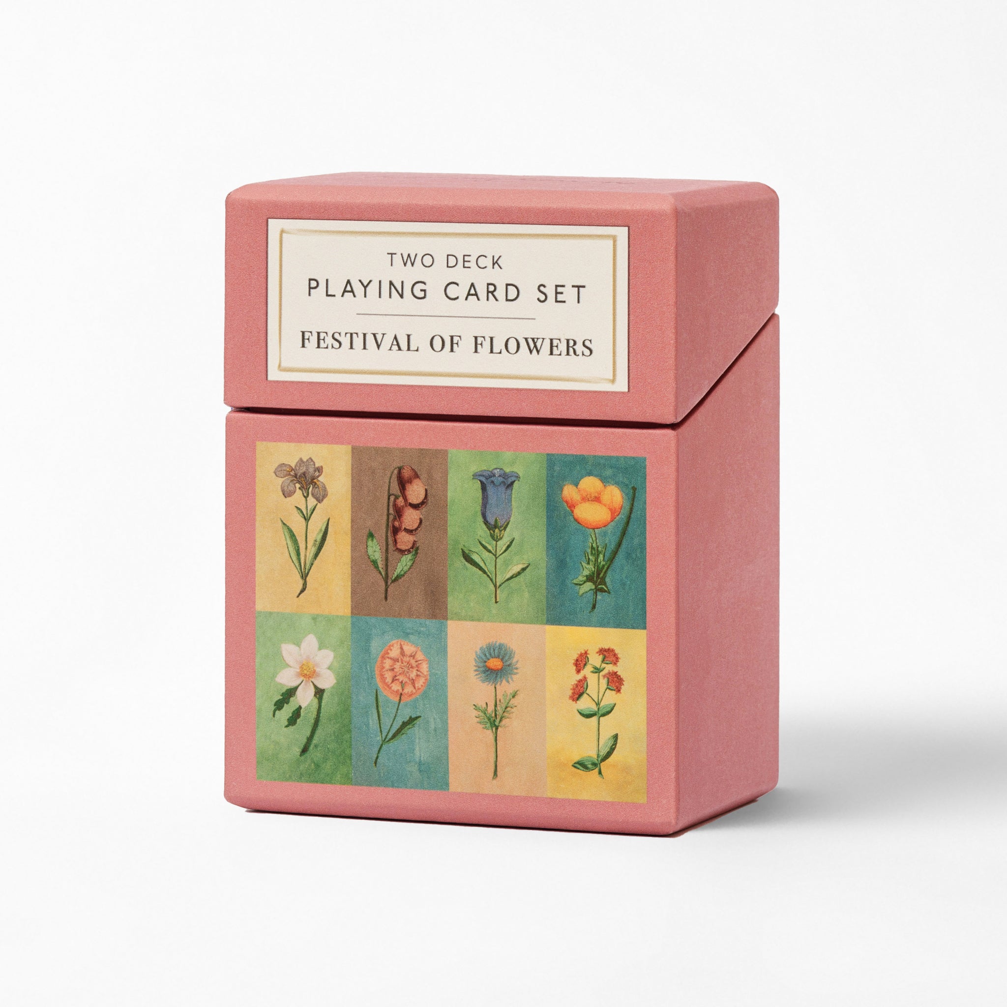 Playing Cards - Set of Two Decks - Festival of Flowers – Roomytown USA