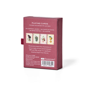 Watercolour Fruits Single Playing Card Deck – Roomytown USA