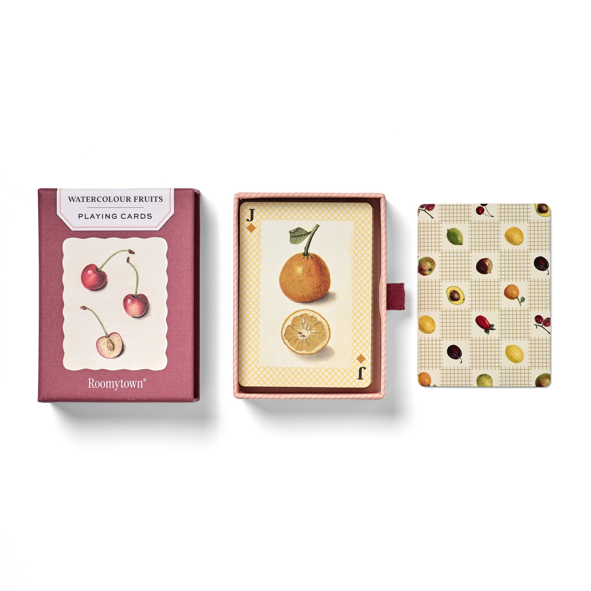Watercolour Fruits Single Playing Card Deck – Roomytown USA