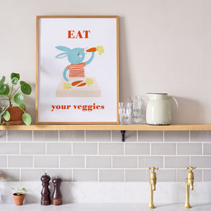 Eat Your Veggies Framed Fine Art Print | Nora Aoyagi