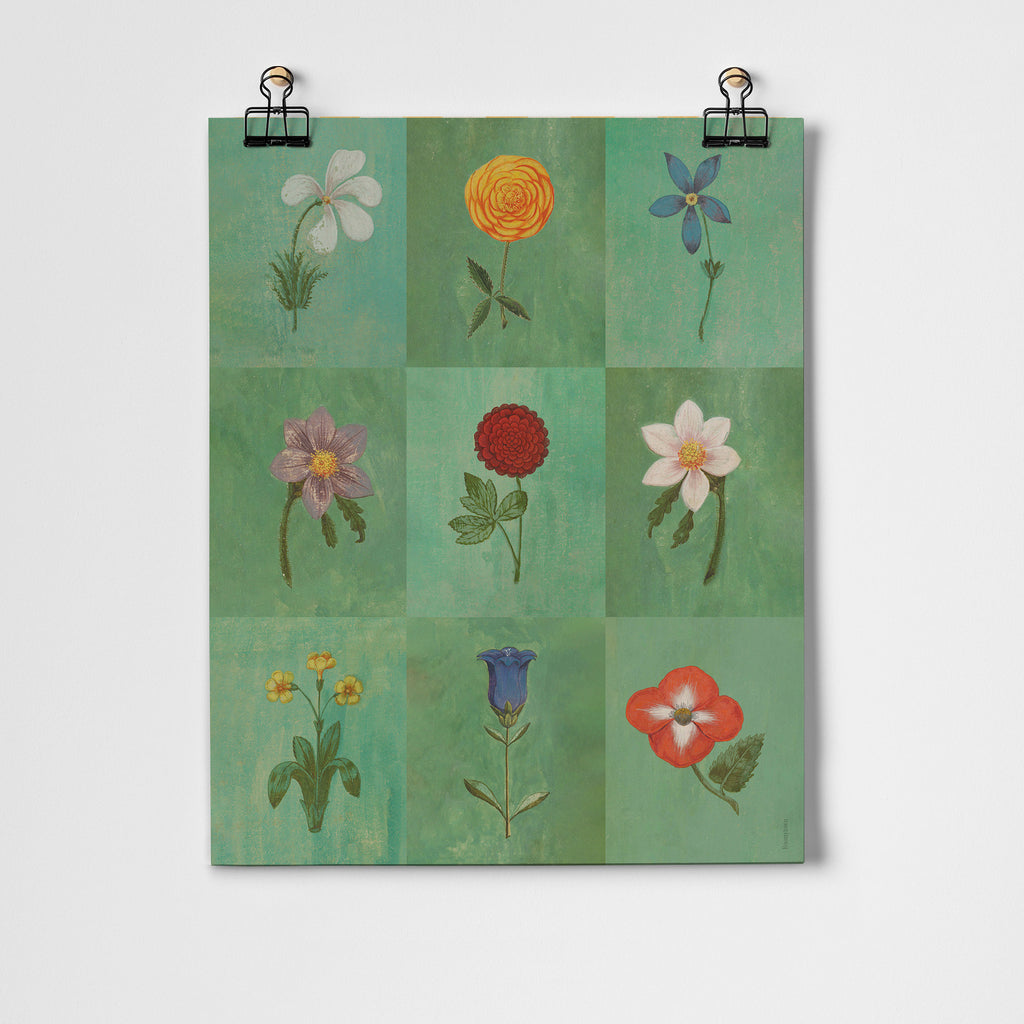 Green Festival of Flowers Fine Art Print – Roomytown USA