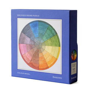 500-Piece Round Jigsaw Puzzle - Colour Wheel