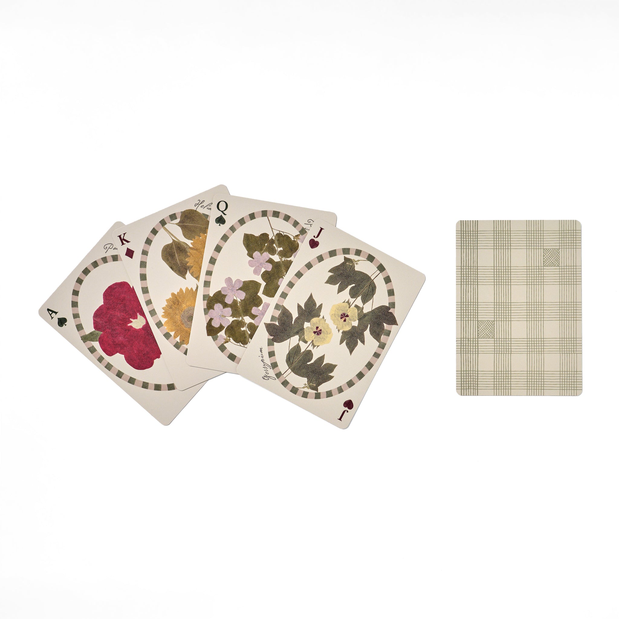 Single Deck Playing Cards - The Living Herbarium – Roomytown USA