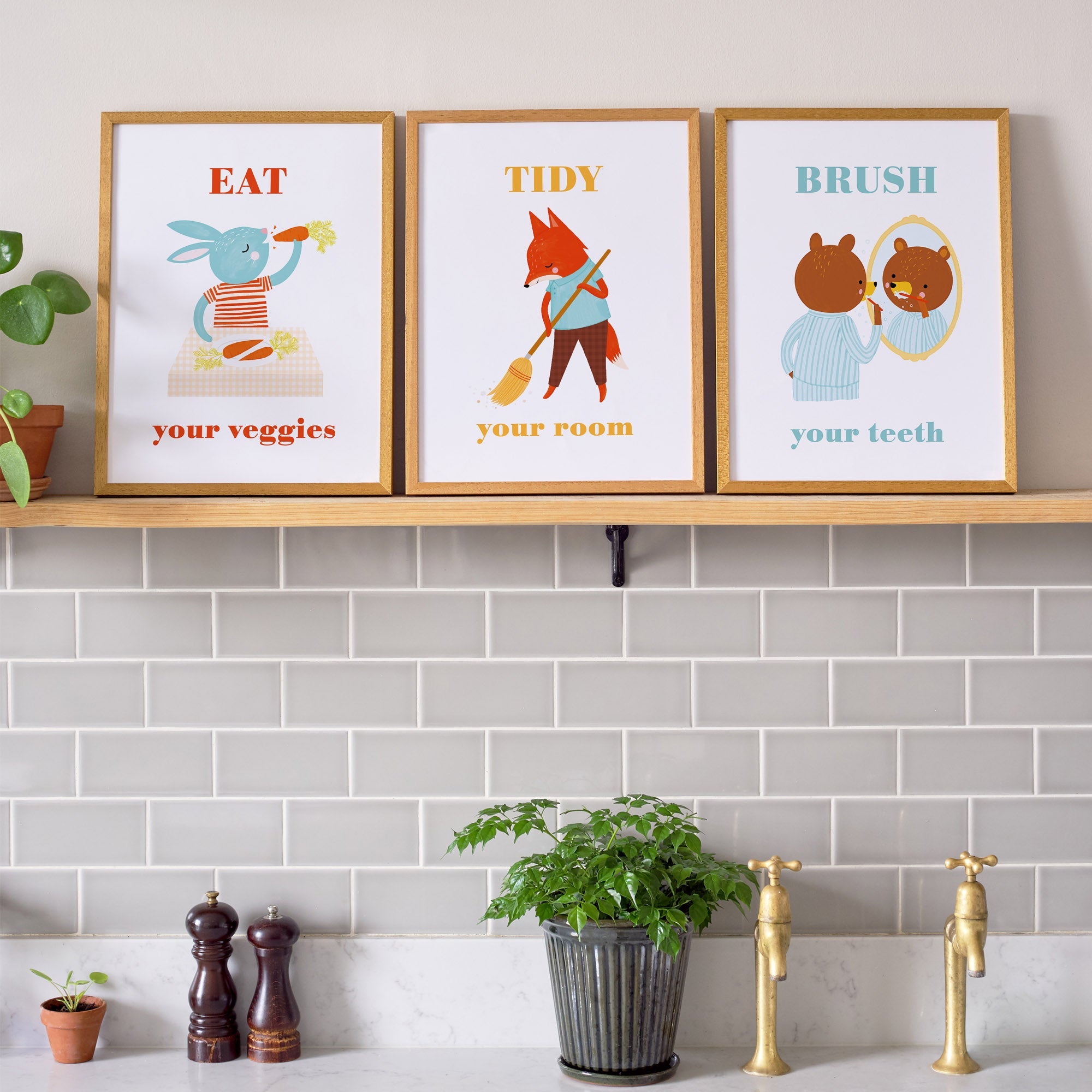 Eat Your Veggies Framed Fine Art Print | Nora Aoyagi