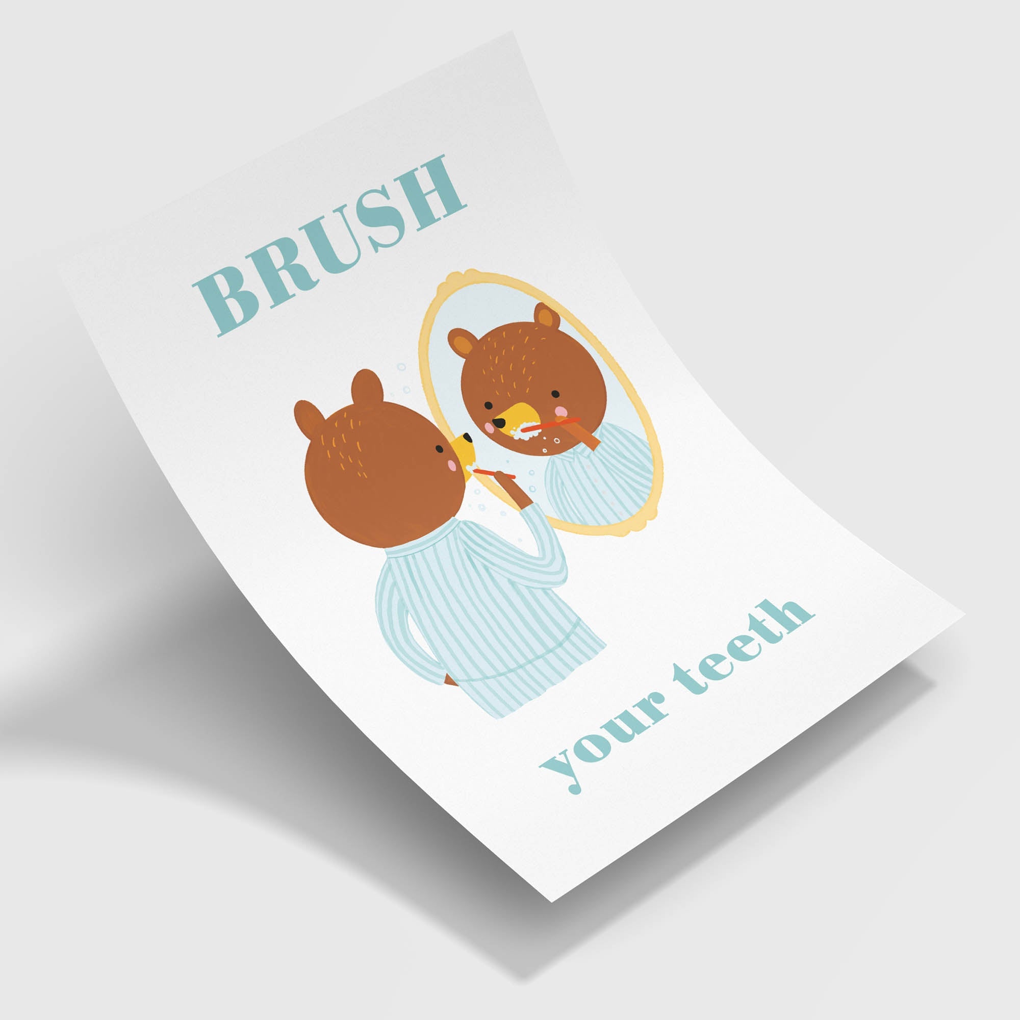 Brush Your Teeth Fine Art Print | Nora Aoyagi