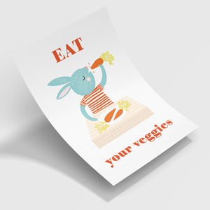 Eat Your Veggies Fine Art Print | Nora Aoyagi