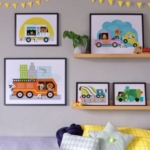 Fire Truck Fine Art Print | Sara Gillingham