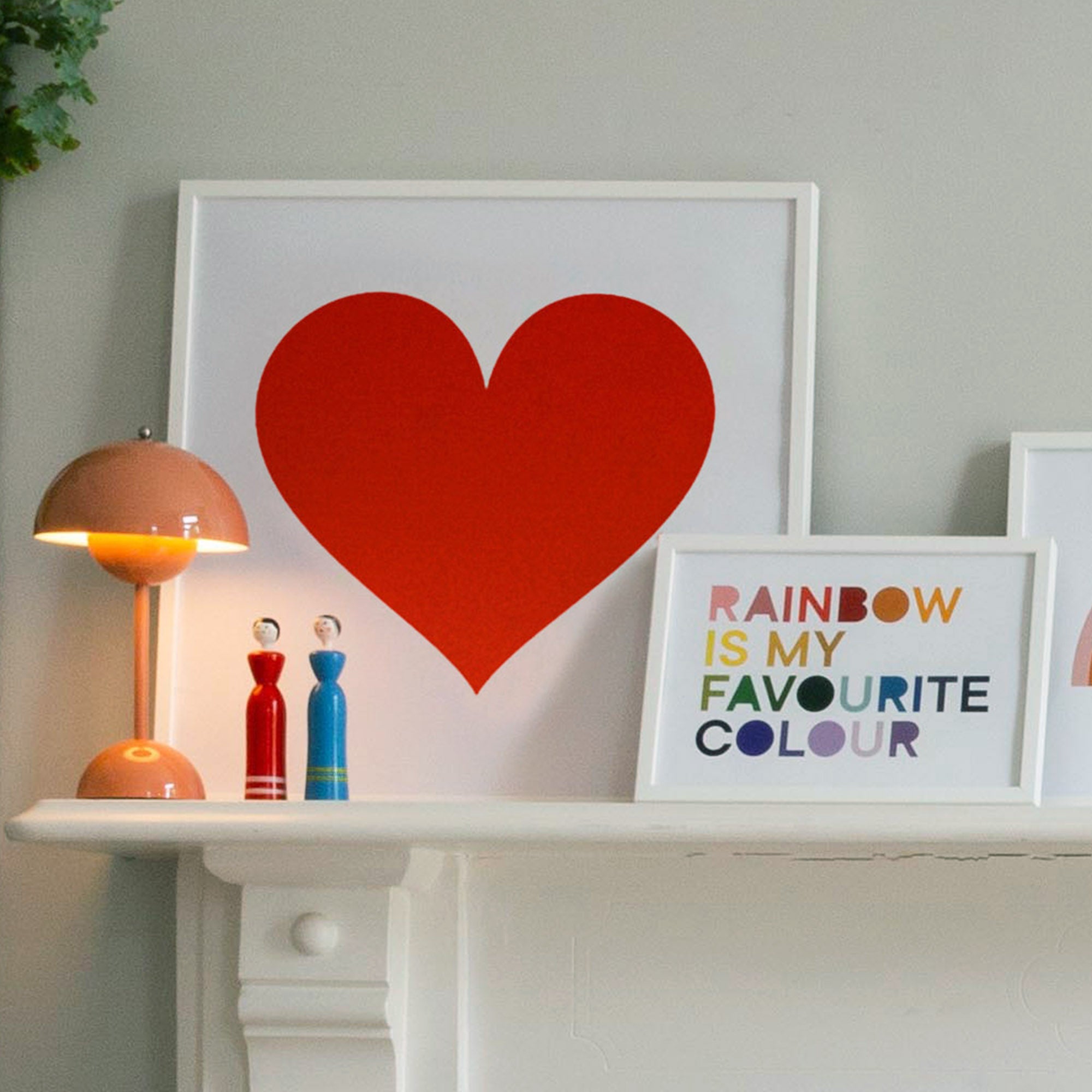 Rainbow is my Favourite Colour Framed Fine Art Print