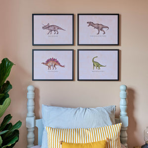 Vintage Brachiosaurus Fine Art Print