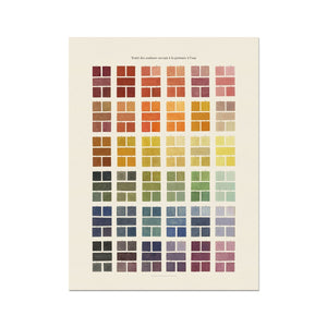 Watercolour Swatches Fine Art Print