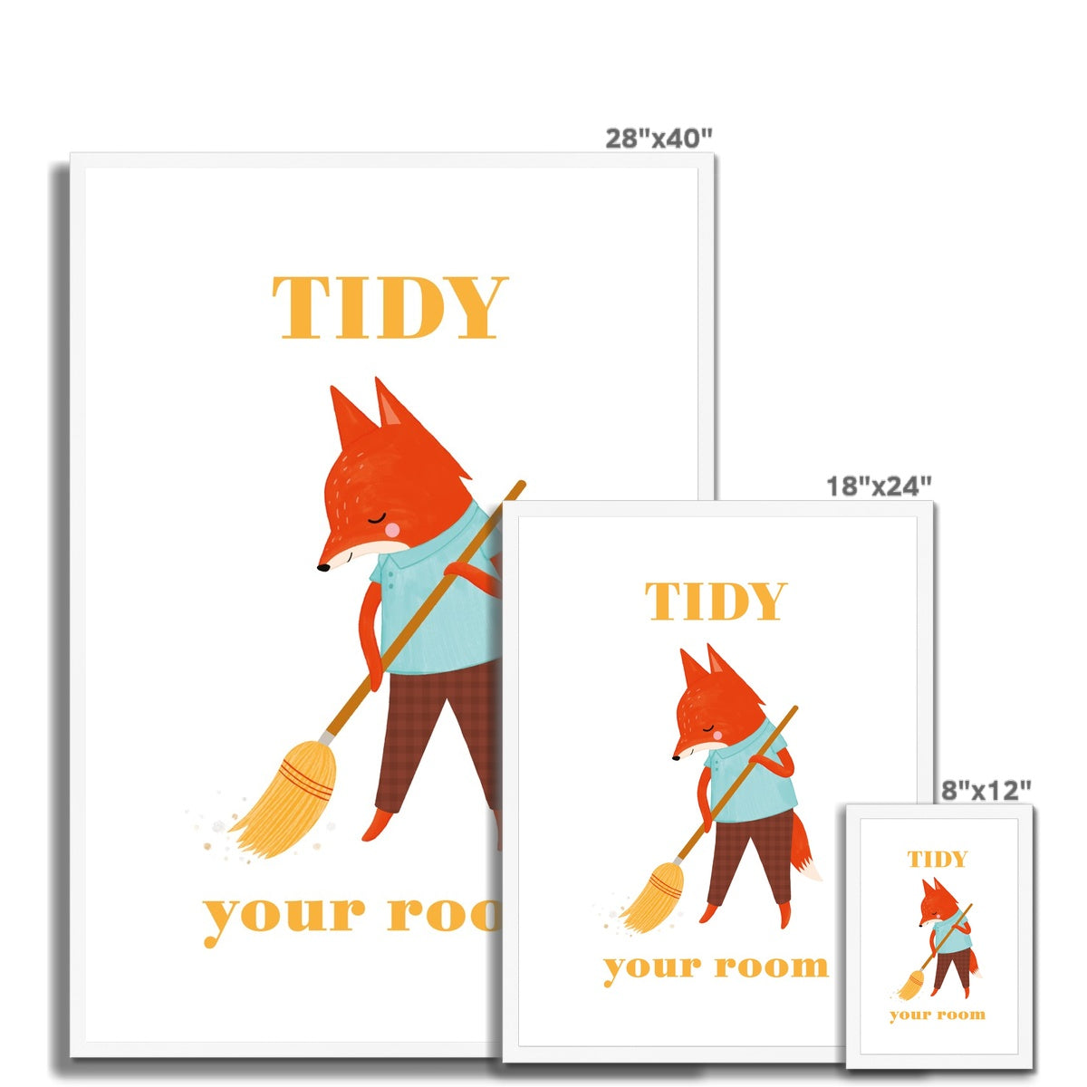 Tidy Your Room Framed Fine Art Print | Nora Aoyagi