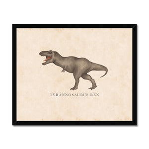 Vintage Tyrannosaurus-Rex Framed Fine Art Print