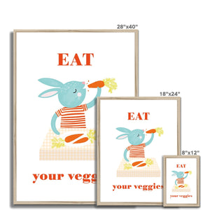 Eat Your Veggies Framed Fine Art Print | Nora Aoyagi