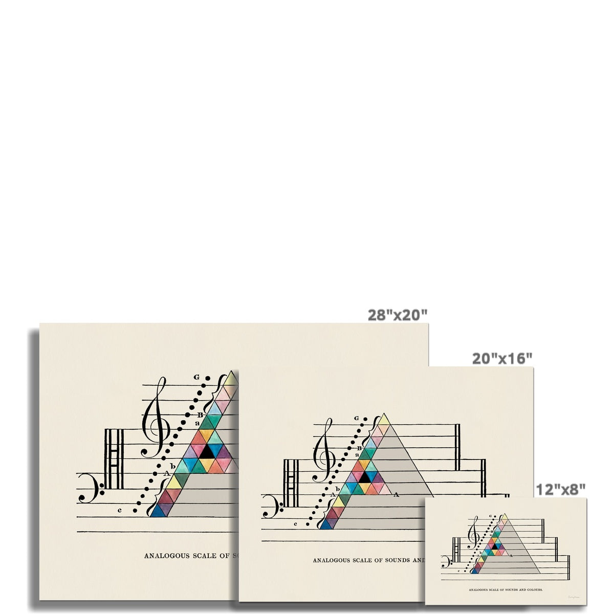 Scale of Sounds & Colours Fine Art Print