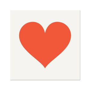 Red Heart Fine Art Print