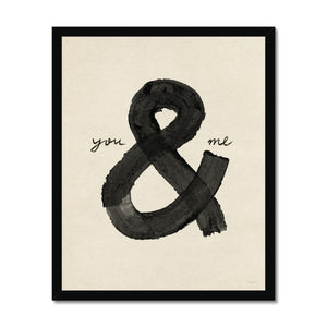 You & Me Fine Art Framed Fine Art Print