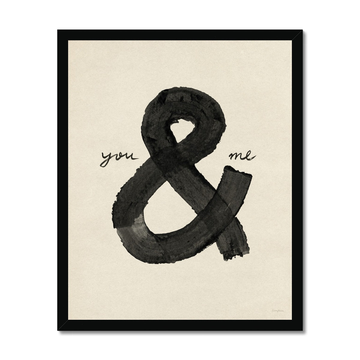 You & Me Fine Art Print