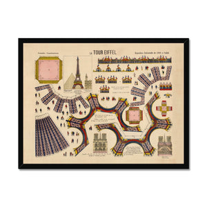 La Tour Eiffel Framed Fine Art Print