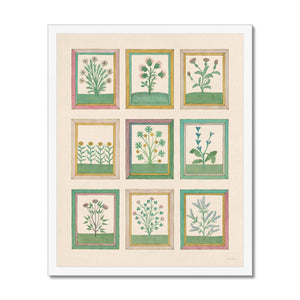 Book of Herbs Framed Fine Art Print