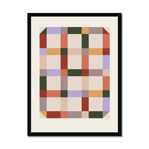 Pattern Studies Twill Framed Fine Art Print